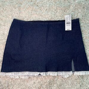 Denim skirt